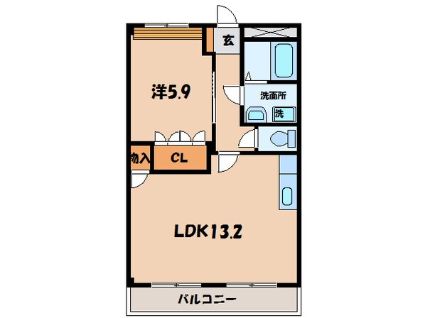 北新川駅 徒歩30分 2階の物件間取画像